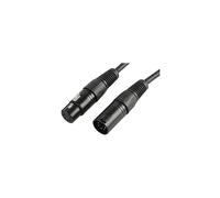 PULSE 10m DMX Cable - 5-Pin XLR Male to Female Lead (1 Pair + Screen),