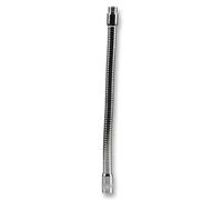 PULSE 300mm Flexible Gooseneck Microphone Arm - Chrome | Heavy Duty 12" Mic Mount with 5/8" Thread
