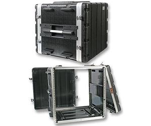 Pulse ABS-10U 19 Inches Rack ABS Flight Case, 10U