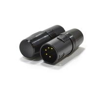 PULSE DMX XLR 5 Pin Terminators Black [2 Pack]