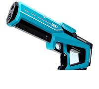 Pulse Electric Water Gun with Automatic Suction, Rapid Fire up to 10M Range, Rechargeable Battery, Large Water Tank for Outdoor Summer Fun(Blue)