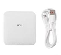 Pulse Generator Device 7.83Hz Frequency Mimics Earth's Natural Resonance Supports Restful Sleep and Daily Recovery USB Powered White Metal Compact 80x80x20mm for Bedroom or Office