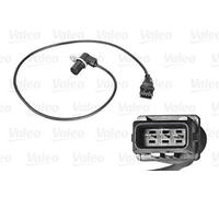 Valeo Crankshaft Pulse Sensor 254030 - 3-pin Angular Plug, Cable, 24mm Probe, HALL