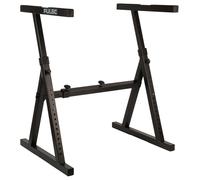 PULSE Heavy Duty Z Stand - Adjustable Keyboard & DJ Equipment Stand - Fits 88-Key Keyboards, CDJ, Turntables & Mixers - Max Load 80kg
