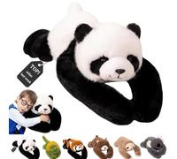 Pulse of Potential Weighted Stuffed Animal, The Panda Weighted Animals, Big Plush Thepanda Hugging Stuffy, Hugs and Cuddles Chubby Giant Pillow, Stuffed for Adults Anxiety Comfort(Panda,25.6in)