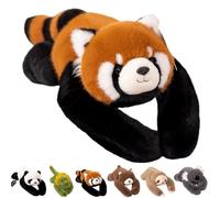 Pulse of Potential Weighted Stuffed Animal, The Panda Weighted Animals, Big Plush Thepanda Hugging Stuffy, Hugs and Cuddles Chubby Giant Pillow, Stuffed for Adults Anxiety Comfort(Raccoon,11.8in)