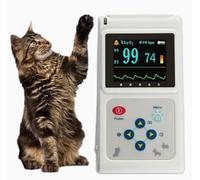 Pulse Oximeter, Accurate Handheld Pulse Rate Monitor with Ear/Tongue Sensor, USB Cable, Storage and Playback Function, Easy to Use for Health Monitoring