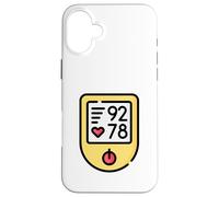 Pulse Oximeter Blood Oxygen Saturation Case for iPhone 16 Plus