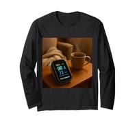 Pulse Oximeter Blood Oxygen Saturation Long Sleeve T-Shirt