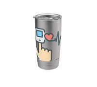 Pulse Oximeter Blood Oxygen Saturation Stainless Steel Insulated Tumbler
