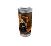 Pulse Oximeter Blood Oxygen Saturation Stainless Steel Insulated Tumbler