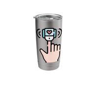 Pulse Oximeter Blood Oxygen Saturation Stainless Steel Insulated Tumbler