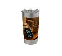 Pulse Oximeter Blood Oxygen Saturation Stainless Steel Insulated Tumbler