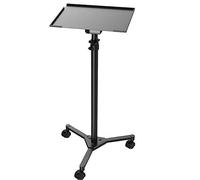 Pulse Oximeter PLS00593 Oximeter Wheeled Laptop and Projector Floor Stand - Black