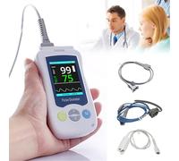 Pulse Oximeter, Portable Fingertip Saturation Monitors Accurate Fast Spo2 Reading Oxygen Meter with 2.4-Inch LCD Display Sats Monitor for Adults and Children Child