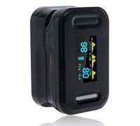 Pulse Oximeter UK| CE 0123 Certified| OLED Display| Fingertip Oxygen Saturation Level Monitor for All Age Group| Accurate Fast Result & Easy Reading| Portable Instant Measurement