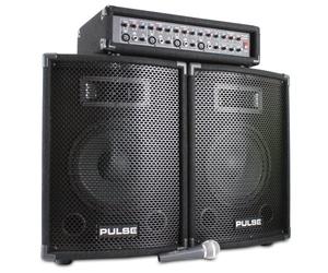 Pulse PA System with Mixer Amplifier, 2x75W RMS - PMH200KIT