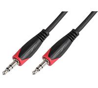 Pulse PLS000485 3.5 mm Stereo Jack Plug to Plug Lead, 6m, Black