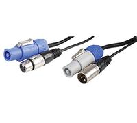 PULSE PLS000509 10m Neutrik Powercon + 3 Pin XLR Link/Extension Lead | 10m combined XLR and PowerCON lead for routing balanced audio and up to 16A power together in live sound setups.