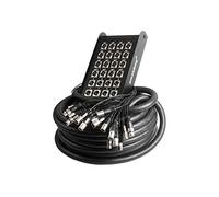 PULSE PLS00321 32 Way 24/8 XLR Multicore Stage Box, 30m