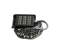 Pulse PLS00323 12 Way 8/4 XLR Multicore Stage Box, 30m