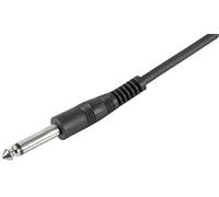 PULSE PLS00400 6.35mm (1/4") Mono Jack to Jack Guitar Lead, 6m Black