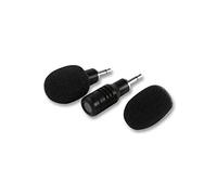 PULSE Plug-In Omnidirectional Condenser Microphone - Compact 3.5mm Jack Mic with Foam Windshield, 20Hz-16kHz Response - NPA415-OMNI