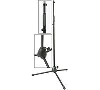 Pulse Pro Straight Mic Stand with Cable Clips - Heavy Duty