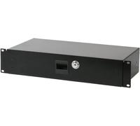 PULSE RD2S 2U Locking Rack Drawer - Short-Depth 210mm Steel 19" Rackmount D