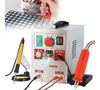 Pulse Welding Machine,3.2kW Spot Welder,Mini Li Battery Spot Welder,Capacitor Energy Storage Pulse Welding Machine,with Soldering Pens and Spot Welding Pens(Spot Welding Pen 70 B)