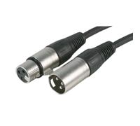 Pulse XLR Male to Female Microphone Cable Audio Patch Speaker Balanced OFC 10m
