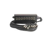 Pulse XLR Multicore 10m 8 Way Stage Box