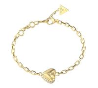GUESS By Your Side 13mm Heart Bracelet Yellow Gold gold-coloured