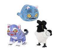 PulseLaaab Kpop Demon Plush, Cute Stuffed Animal Dolls Hunters Tiger Plushie Toy for Fans Halloween Birthday Gifts(3PCS)