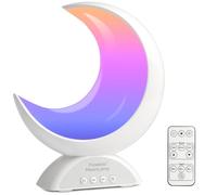 Pulselala Touch Moon Table Lamp - RGB Color-Changing LED Night Light with Remote, Music Sync & Scene Modes - Perfect for Bedroom, Living Room, or Desk Decor