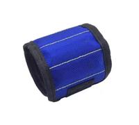 Pulsera magnética Herramienta magnética multifuncional Cinturón de muñeca Soporte de tornillo Fuerte para Trabajo Carpintería Reparación de automóviles Tela Oxford 15x3.54in