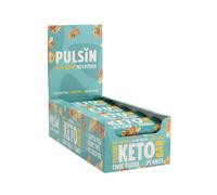 Pulsin - Plant Based Keto Protein Bars - Low Carb - 50g x18-12.6g Protein, 9.3g Fibre, 8.6g Carbs - Gluten, Palm Oil & Dairy Free Snack Bar - Choc Fudge