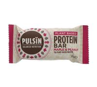 Pulsin' Maple & Peanut Protein Bar -50g ( pack of 18 )
