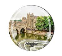 Pulteney Bridge Bath UK Fridge Magnet Crystal Tourist Souvenir Gift Collection Refrigerator Magnetic Sticker