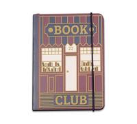 Pulteney Press Half Moon Bay | Book Club | Softcover A6 Notebook | Premium Literary Range | Pocket Journal and Reading Log | Gifts for Book Lovers
