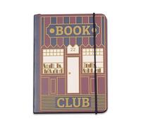 Pulteney Press Half Moon Bay | Book Club | Softcover A6 Notebook | Premium Literary Range | Pocket Journal and Reading Log | Gifts for Book Lovers