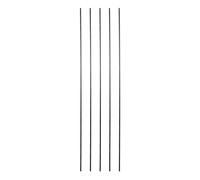 Pultruded Carbon Fiber Strips 5Pcs 1x3mm 400mm Length Practical Black Strip for Kites