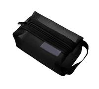 pulunto 1/3PCS Mesh Bag Portable Hand-held Bath Storage Cosmetic Fitness Bath Black Pocket Bag Storage Bath C0U4 Bag