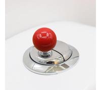 pulunto Colorful Ceramic Toilet Tank Button Aid Toilet Flush Button Replacement Adhesive Toilet Button Handle Lovely Toilet Press Tool Bathroom Toilet Accessory