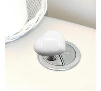 pulunto Colorful Ceramic Toilet Tank Button Aid Toilet Flush Button Replacement Adhesive Toilet Button Handle Lovely Toilet Press Tool Bathroom Toilet Accessory