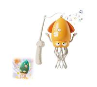 pulunto Magic Dancing Octopus Toy, Creative Crazy 8-Leg Action Obstacle with LED Lights & Music, Crawling Dancing Automatic Obstacle Sensor Toys, Self-Navigating Robotic Pet Toys for Indoor Cat Dog