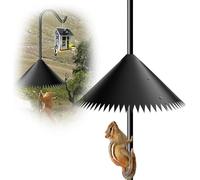 pulunto Squirrel Baffle for Bird Feeder Pole, 2025 New Outdoor Pole Mount Squirrel Proof Guard Stopper, Wrap Around Bird Feeder Squirrels Guard for Outdoors Poles Birds Feeder Accessories