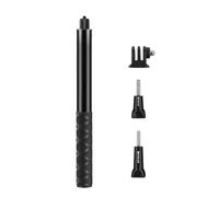 PULUZ 114cm Invisible Selfie Stick for Insta360 Bullet Time, Extension Invisible Monopod with Adapter Base & Dual Screw for Insta360 One RS / X2 / X3 / X4