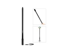 PULUZ 3m Metal Selfie Stick Monopod for Insta360 One RS / X2 / X3 / X4 (Black)