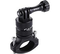 PULUZ Bicycle Motorcycle Handlebar Mount for GoPro Bike Mount, 360 Degree Rotation Aluminum go pro mount for GoPro HERO 12 11 10 9 8 7 6 & DJI Osmo Action Camera Mount